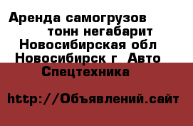 Аренда самогрузов 5, 10, 15, тонн негабарит - Новосибирская обл., Новосибирск г. Авто » Спецтехника   